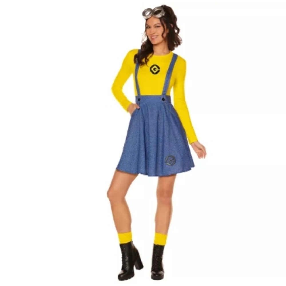 Spirit Halloween Minion skirt S NWT
